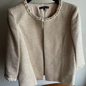 champagne gold mother of the bride dress size 18 preston and york